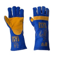 Martula Blue & Gold Welders Glove