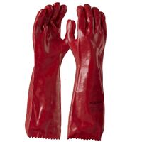 Maxisafe - Red PVC Gauntlet - 45cm