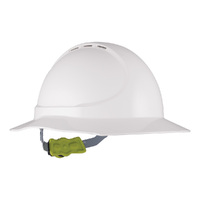 GT11 Type 1 ABS Vented Broad Brim Hard Hat With Ratchet Harness